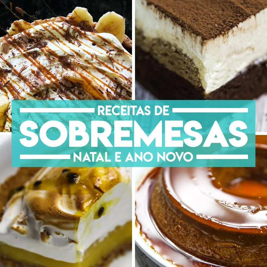 Receitas de Sobremesas Natalinas