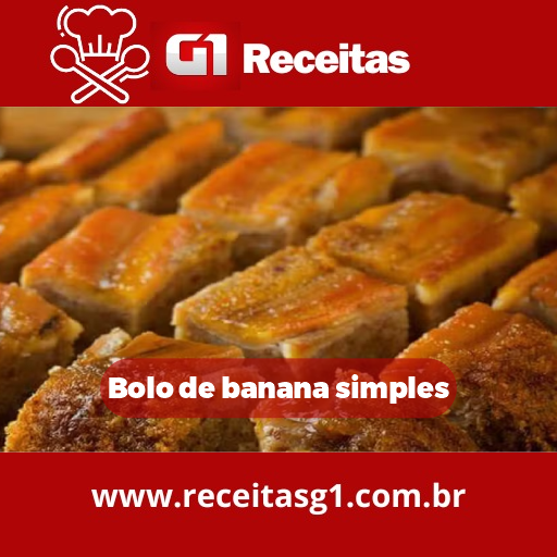 Bolo de Banana Simples