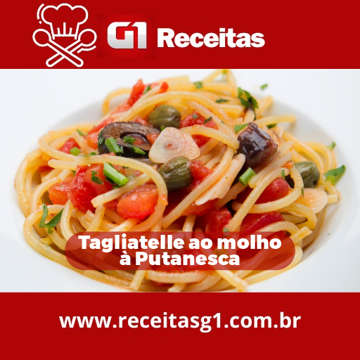 Tagliatelle ao molho à putanesca